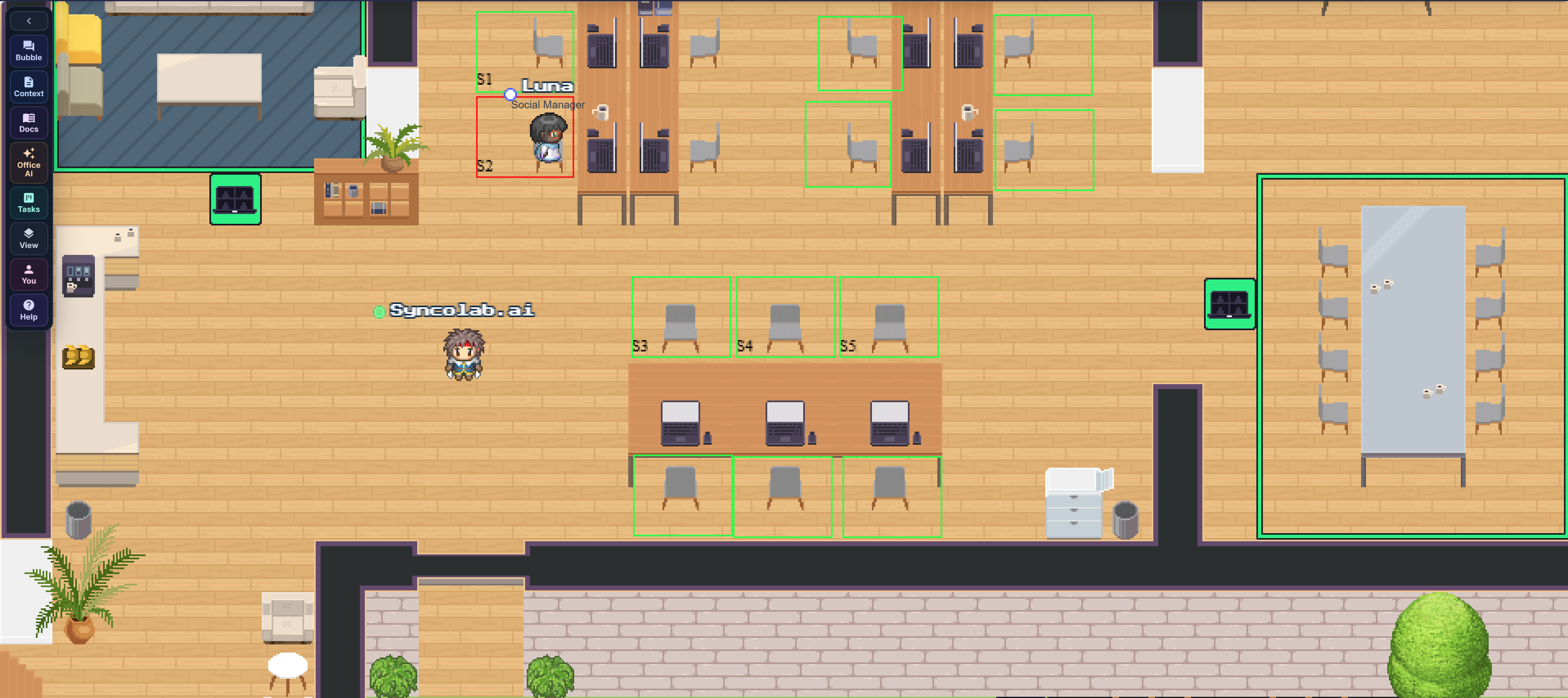 2D Virtual Office